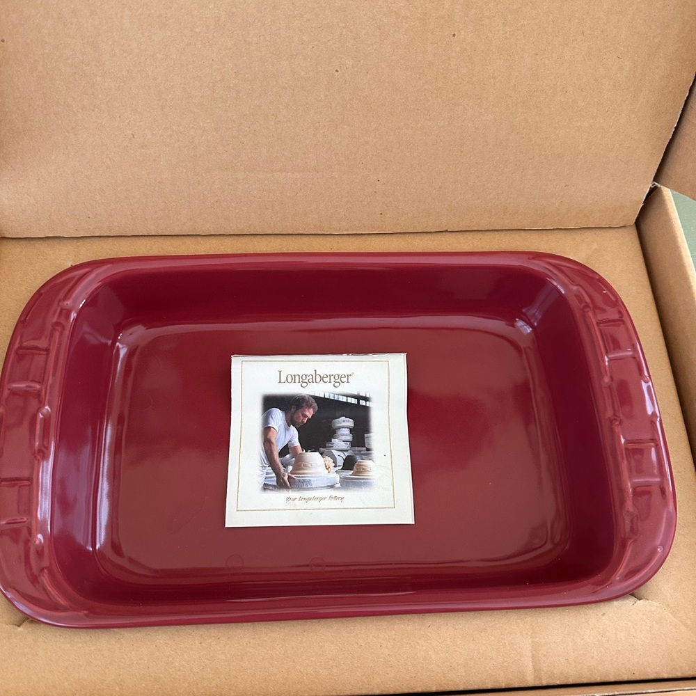 Longaberger Woven Traditions 2 QT Baking Dish